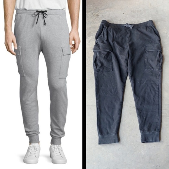 Hudson Jeans Other - Hudson Rush Cargo Sweatpant in Black XL